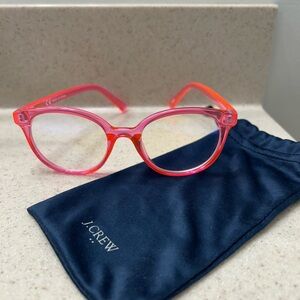 NWOT JCrew Factory Pink Blue-Light Glasses